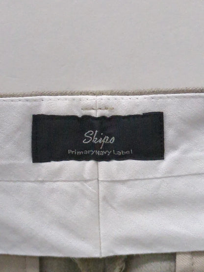 SHIPS Primary Navy Label:〈手洗い可能〉マーベルト パンツ