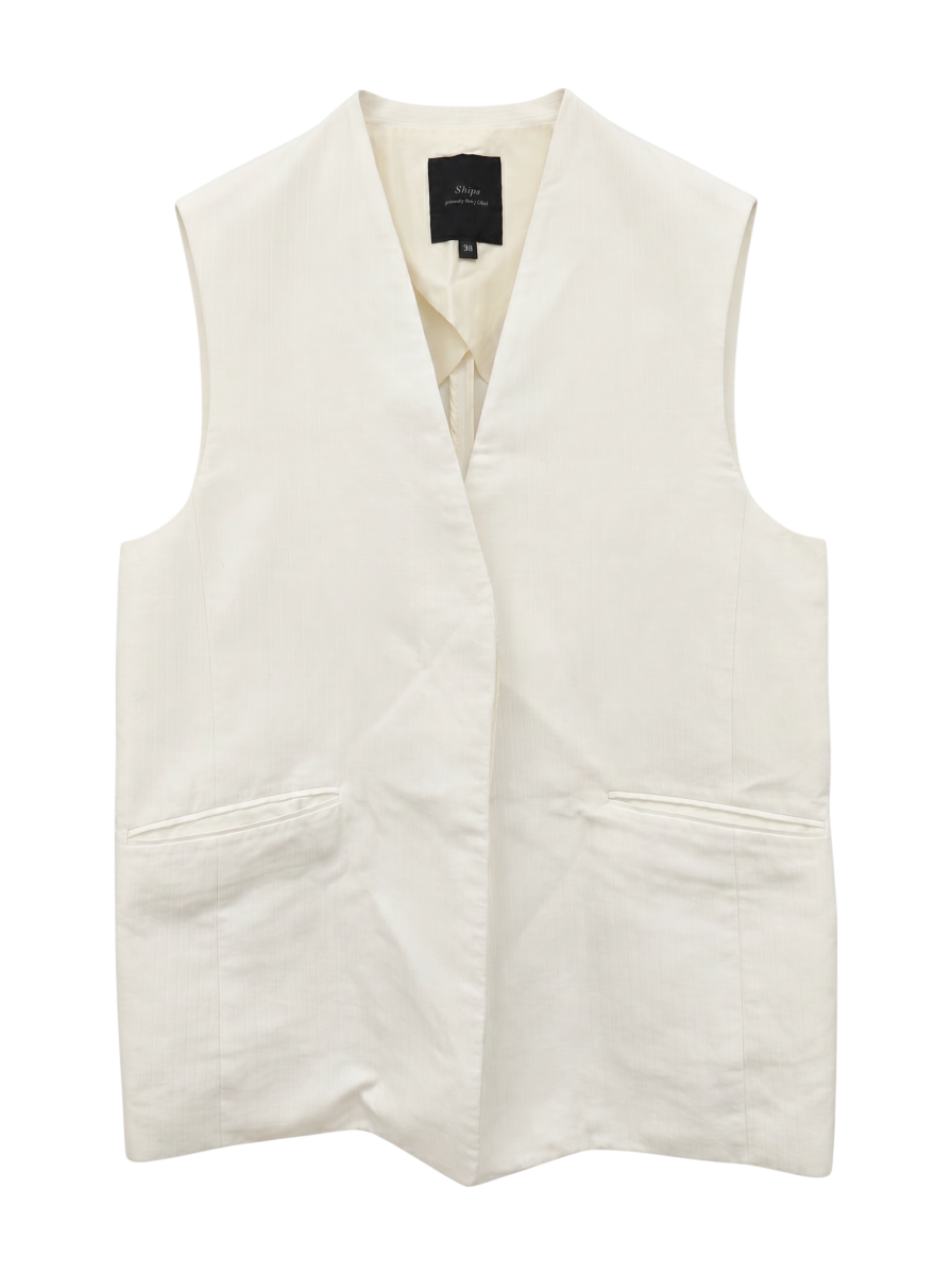 Primary NavyLabel:マトラッセストライプジャガードベスト
