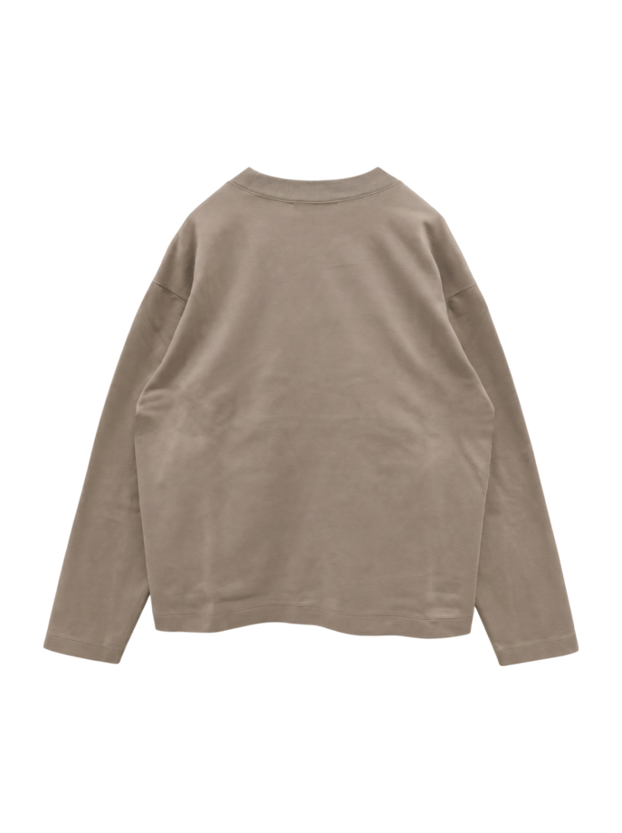 SHIPS:  ハイゲージ クルーネック ダンボールニット 長袖Tシャツ