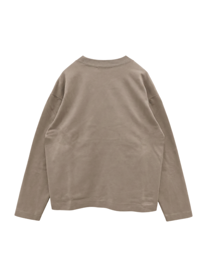 SHIPS:  ハイゲージ クルーネック ダンボールニット 長袖Tシャツ