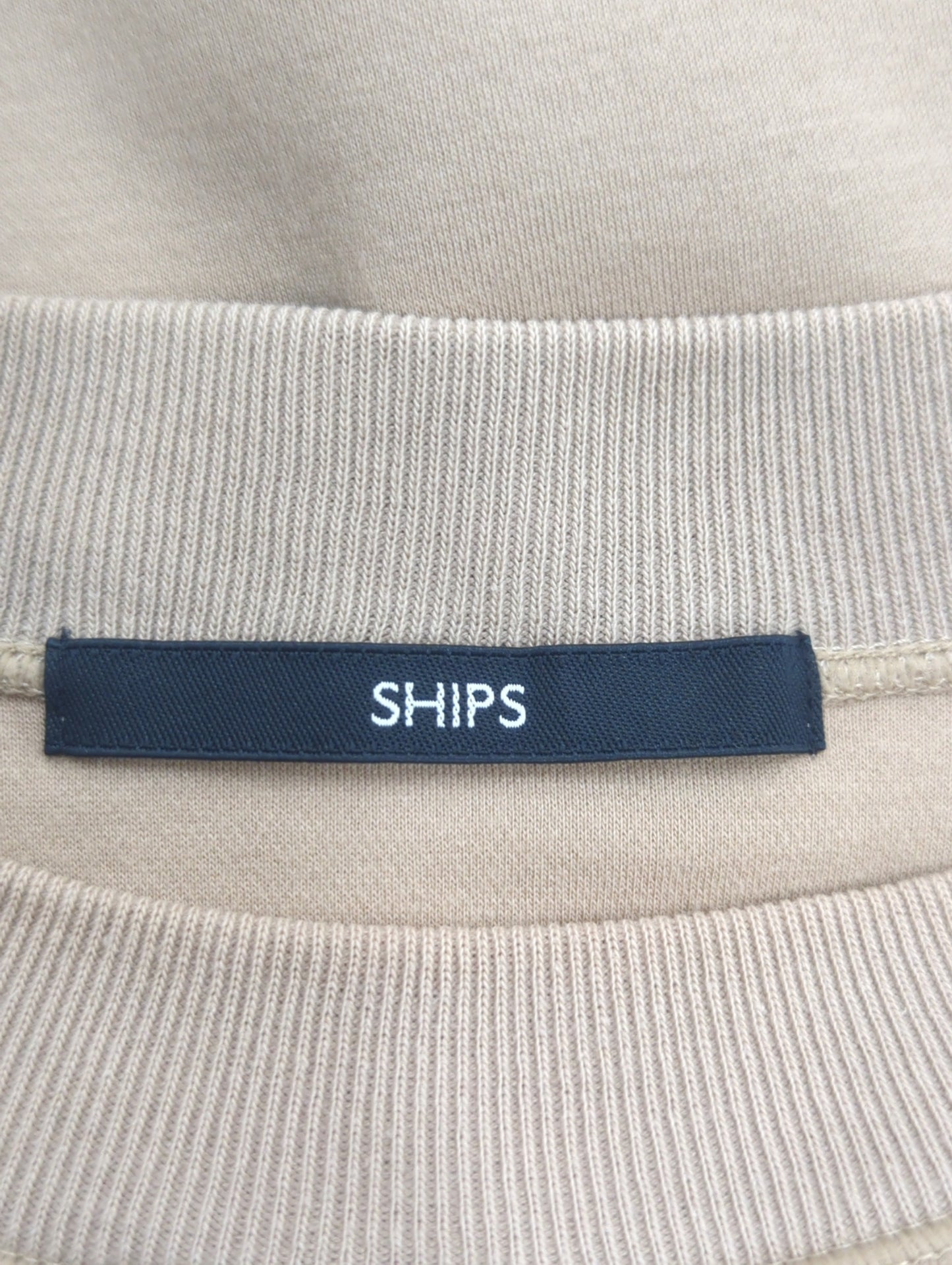 SHIPS:  ハイゲージ クルーネック ダンボールニット 長袖Tシャツ