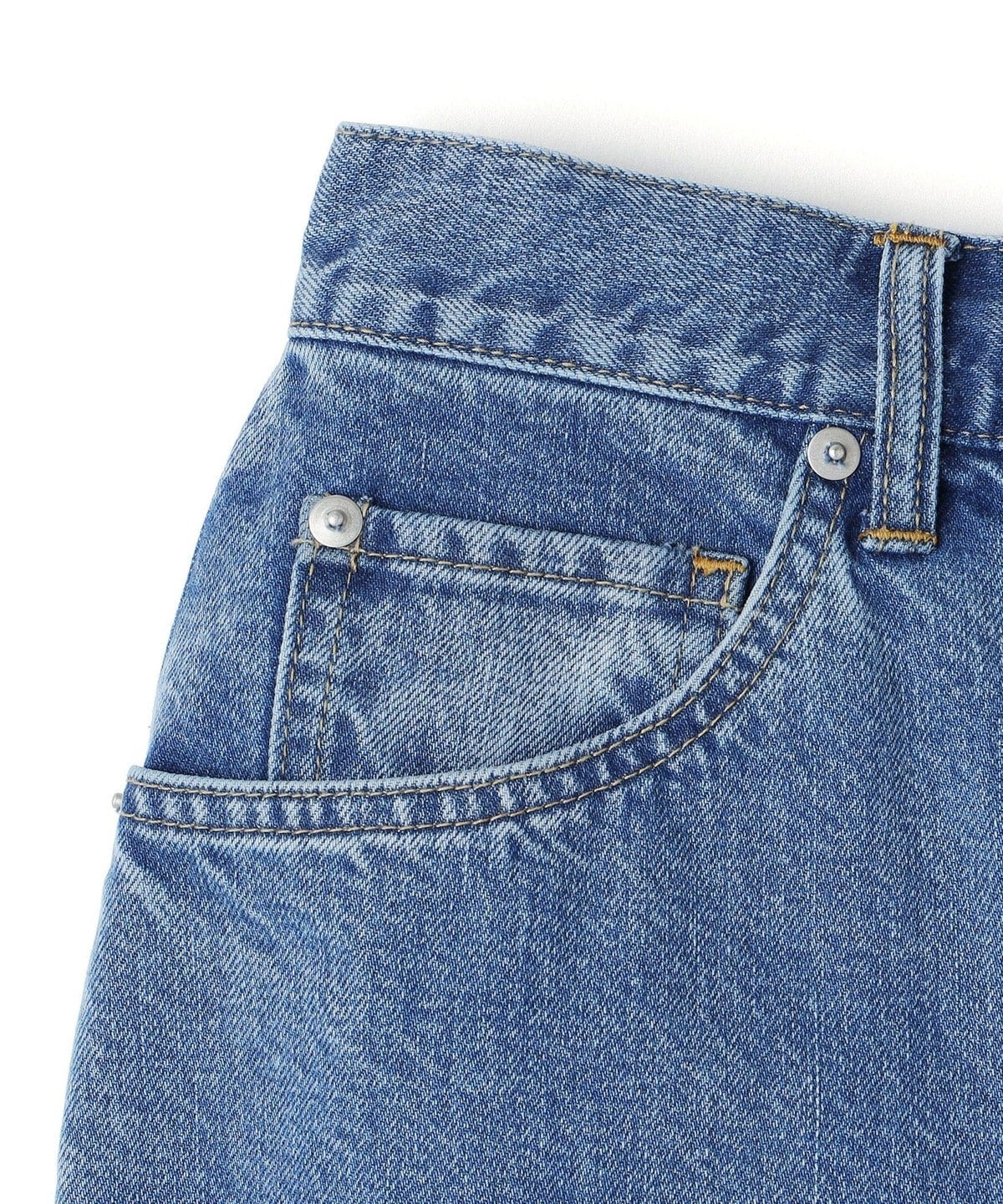 〈洗濯機可能〉Ｉライン デニム スカート 24SS