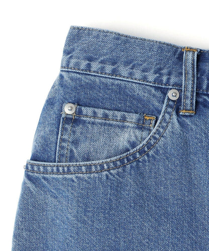 〈洗濯機可能〉Ｉライン デニム スカート 24SS