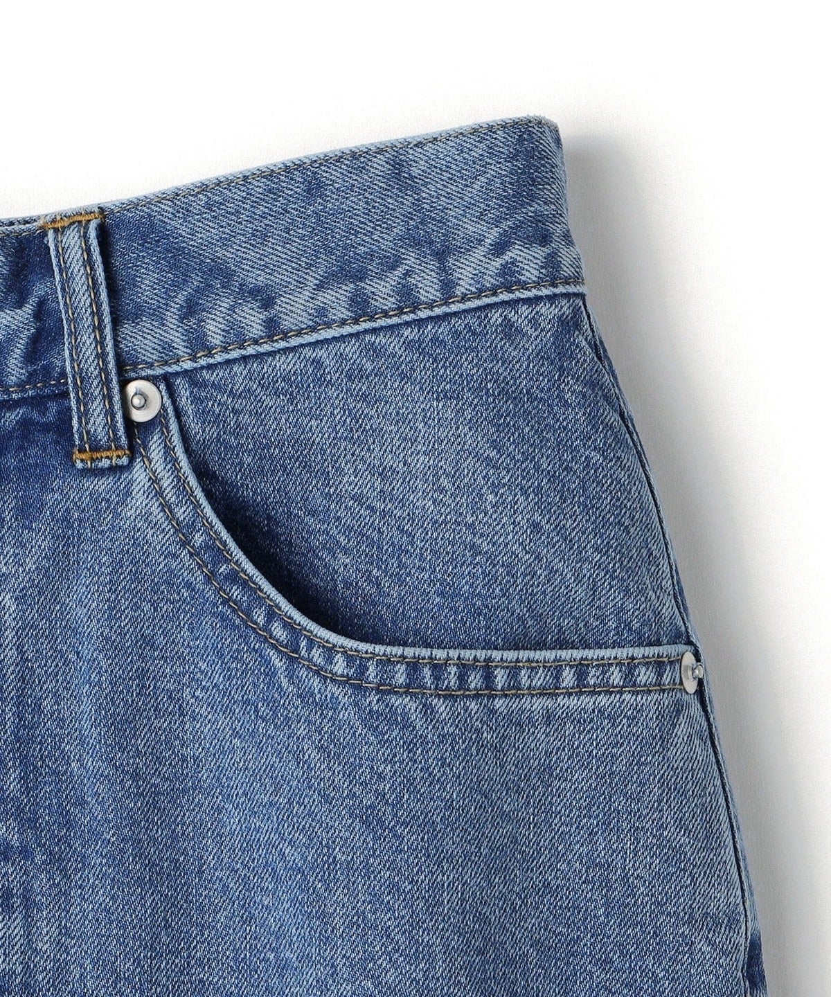 〈洗濯機可能〉Ｉライン デニム スカート 24SS