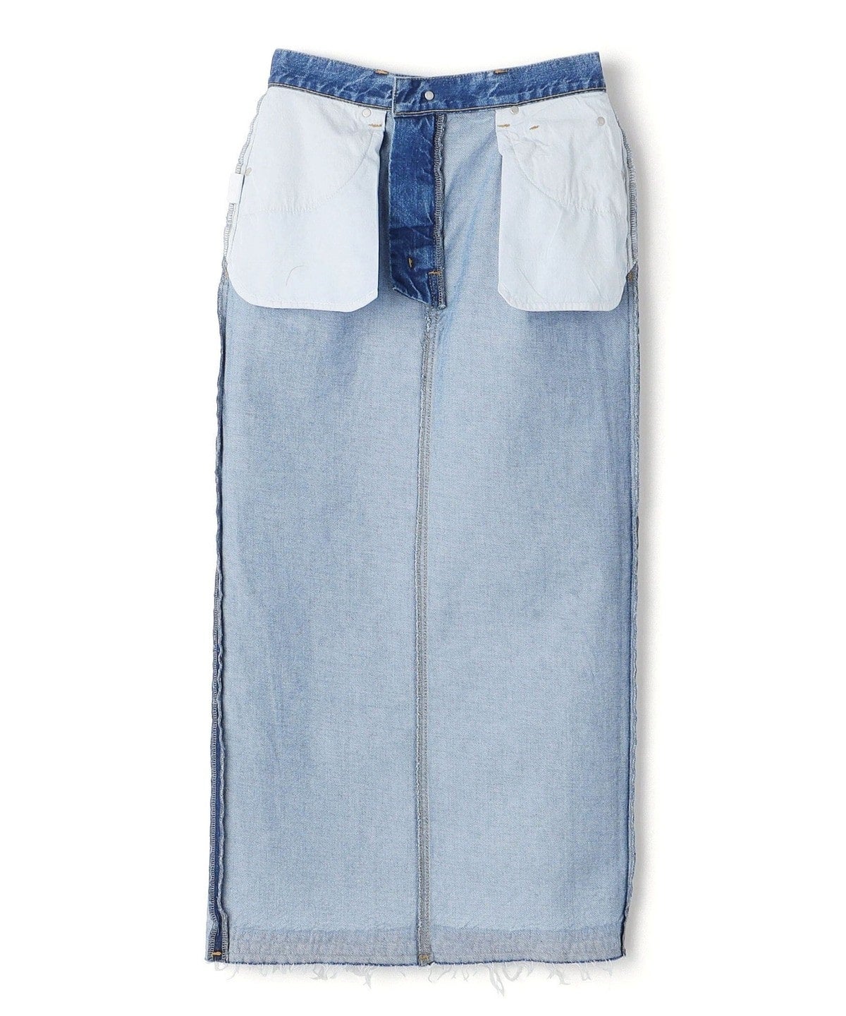 〈洗濯機可能〉Ｉライン デニム スカート 24SS