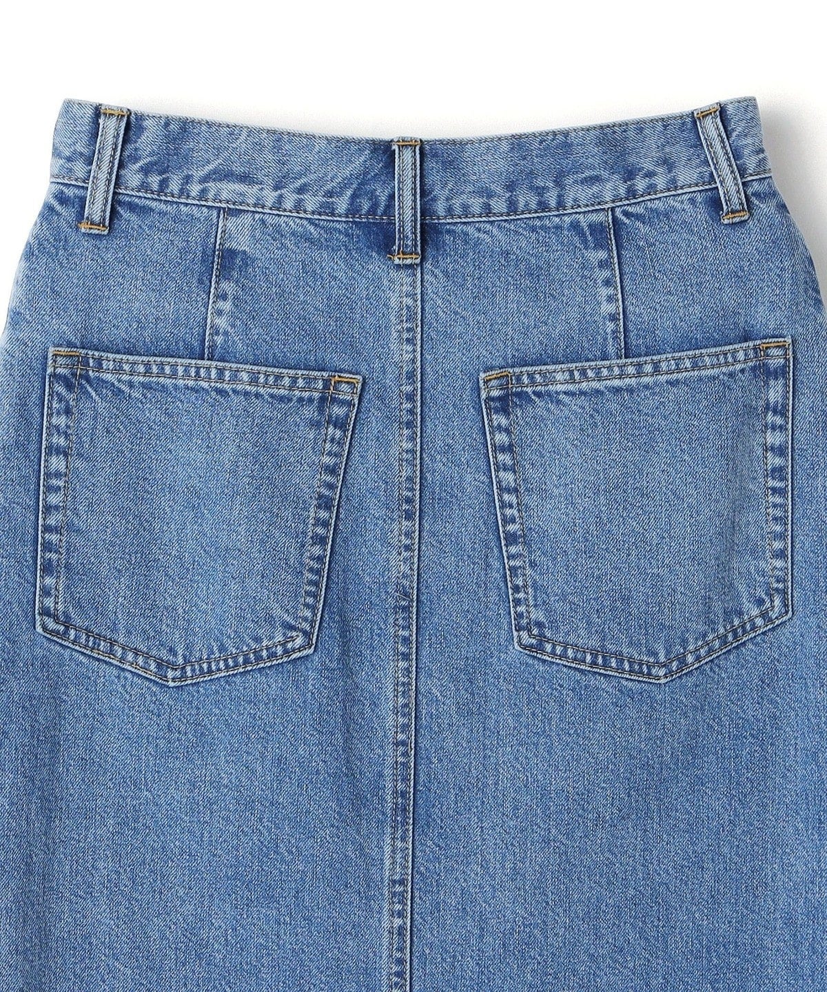 〈洗濯機可能〉Ｉライン デニム スカート 24SS
