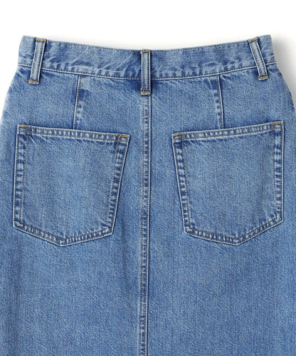 〈洗濯機可能〉Ｉライン デニム スカート 24SS
