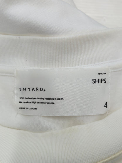 【SHIPS別注】THYARD: リラックス スクエア クルーネック Tシャツ