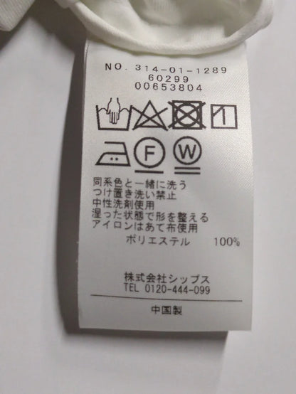 SHIPS Primary Navy Label:〈手洗い可能〉タイプライター ギャザー ブルゾン