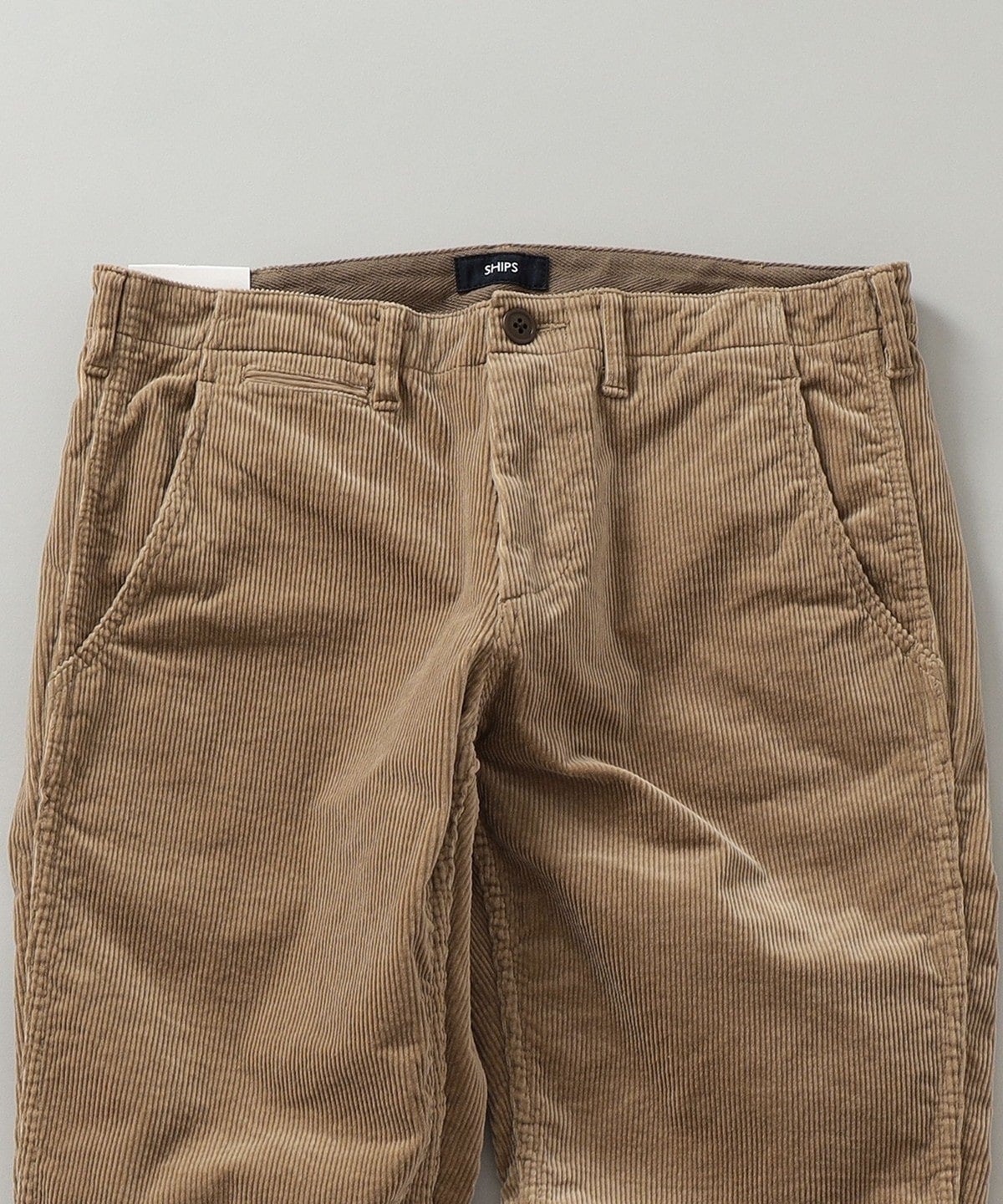 SHIPS:〈抗菌加工〉MADE IN JAPAN コーデュロイ テーパード チノパンツ