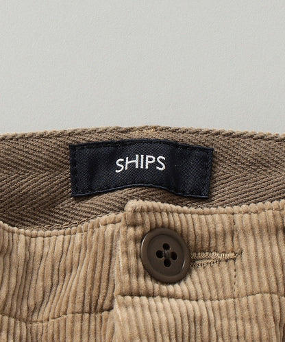 SHIPS:〈抗菌加工〉MADE IN JAPAN コーデュロイ テーパード チノパンツ