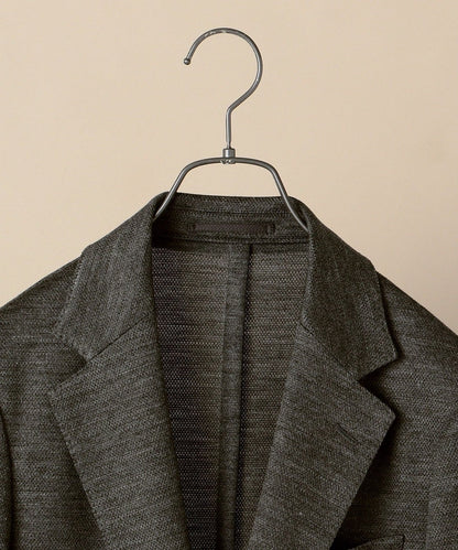 SD: 【手洗い可能】ジャージー ラミー ウォッシャブル チャコールグレー ジャケット