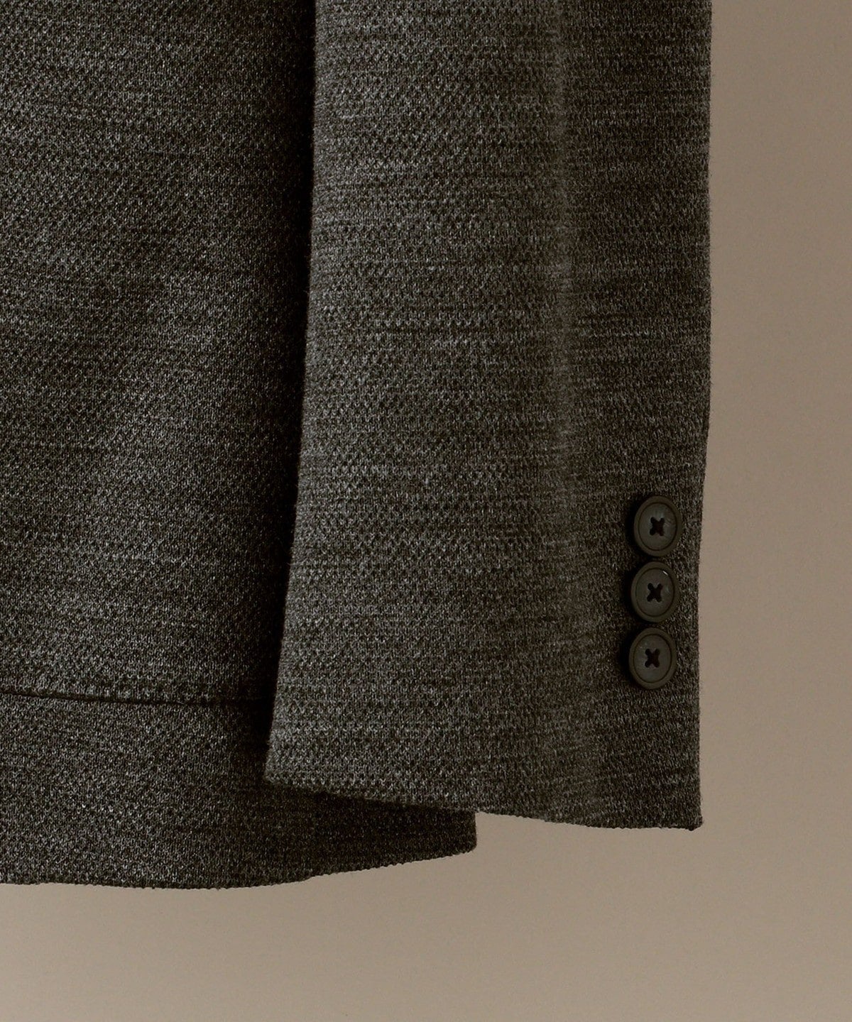 SD: 【手洗い可能】ジャージー ラミー ウォッシャブル チャコールグレー ジャケット