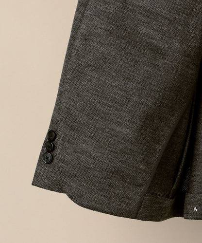 SD: 【手洗い可能】ジャージー ラミー ウォッシャブル チャコールグレー ジャケット