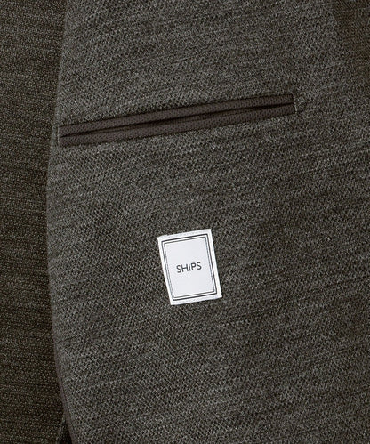 SD: 【手洗い可能】ジャージー ラミー ウォッシャブル チャコールグレー ジャケット