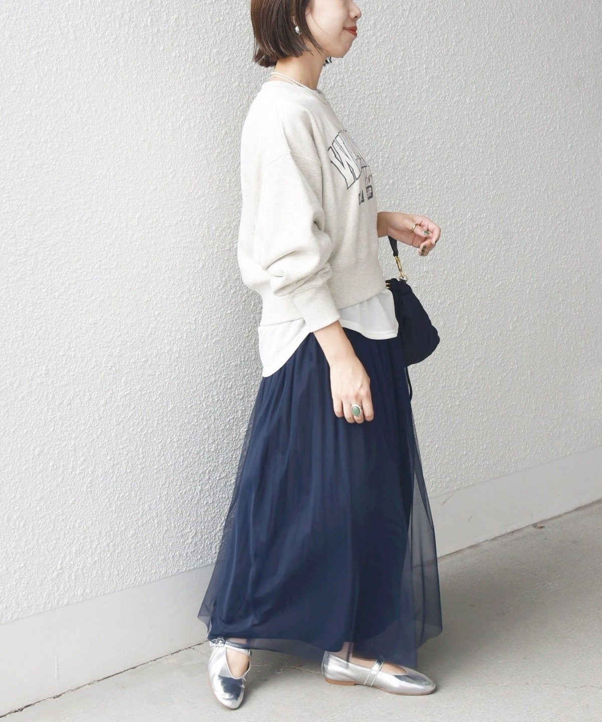 【WEB限定】〈手洗い可能〉プリント 刺繍 ロゴ スウェット