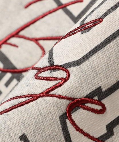 【WEB限定】〈手洗い可能〉プリント 刺繍 ロゴ スウェット