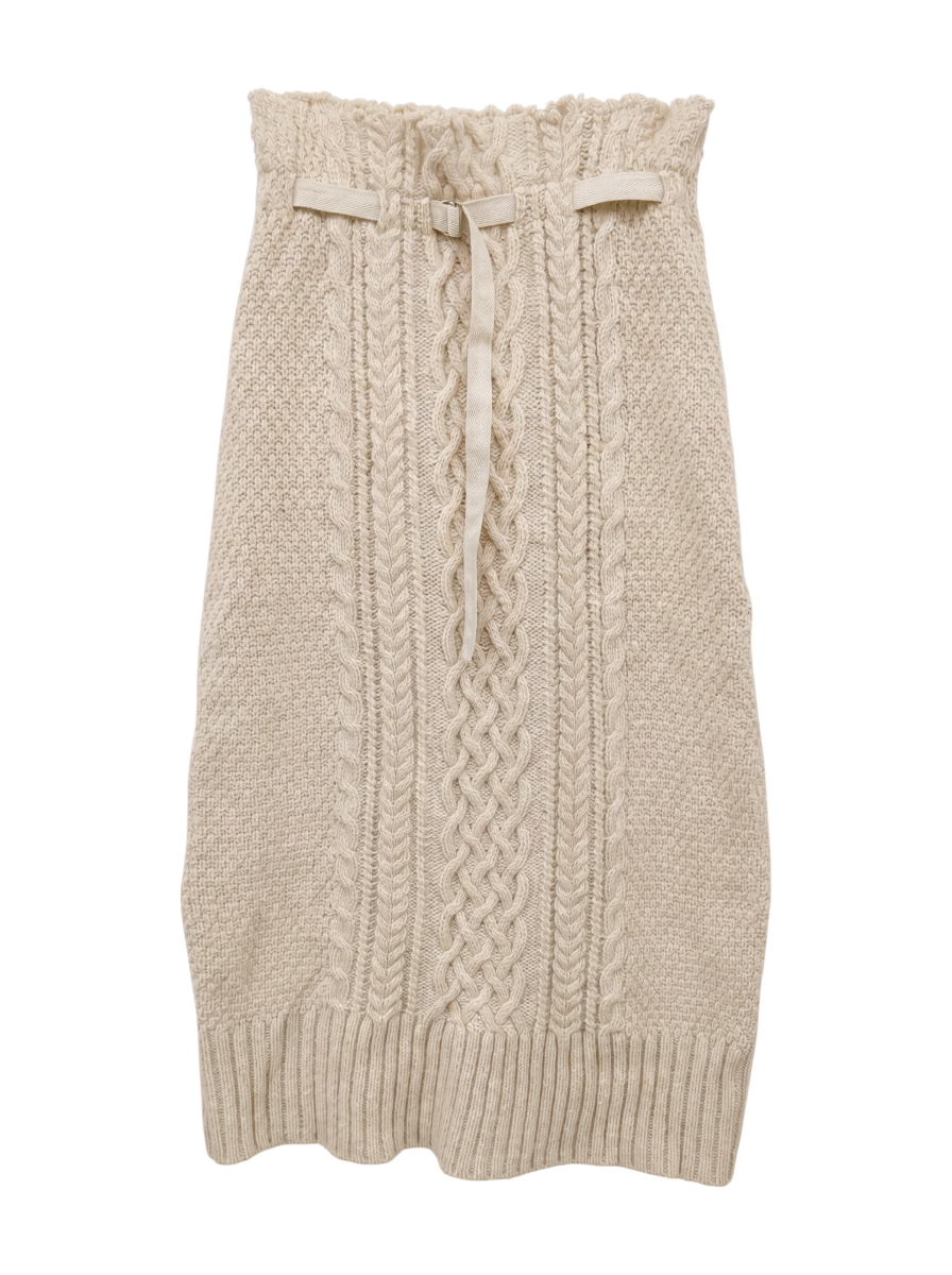 Uhr:CABLE KNIT SKIRT
