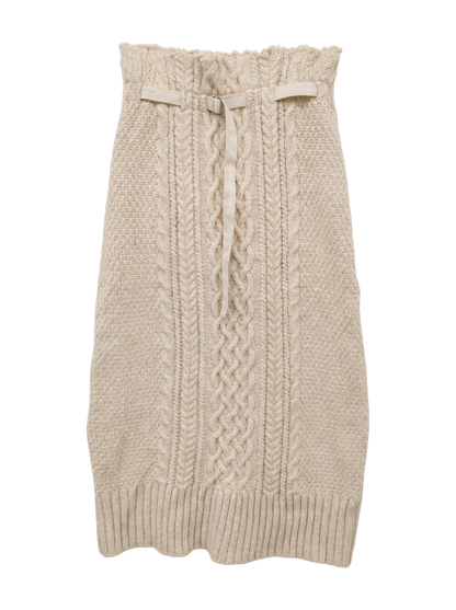 Uhr:CABLE KNIT SKIRT