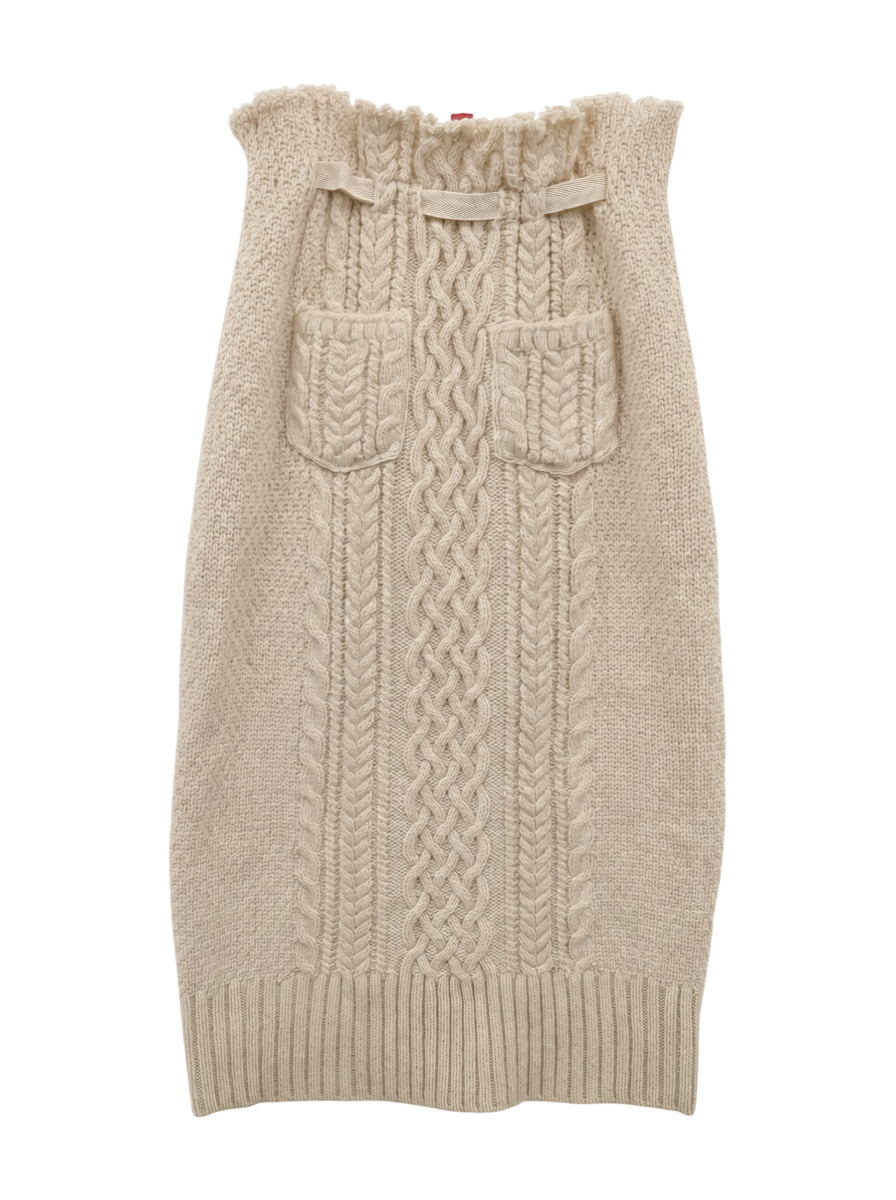Uhr:CABLE KNIT SKIRT