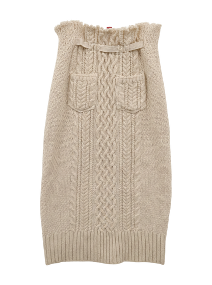 Uhr:CABLE KNIT SKIRT