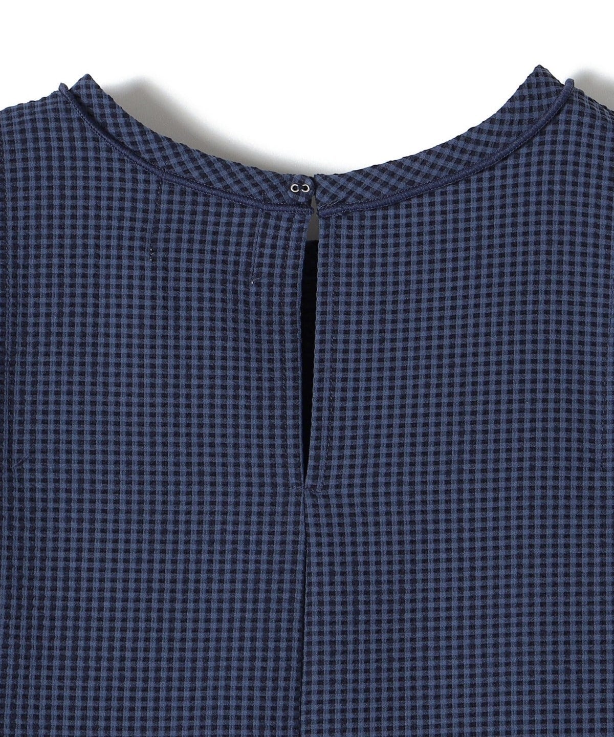 0 x ones:〈洗濯機可能〉サッカー ウエスト ペプラム ブラウス