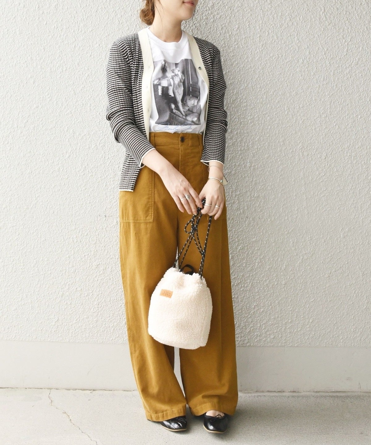 SHIPS any: コーデュロイ ストレート ワイドパンツ