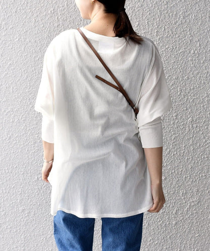 【SHIPS別注】assiette:〈手洗い可能〉チュールドルマンプルオーバー