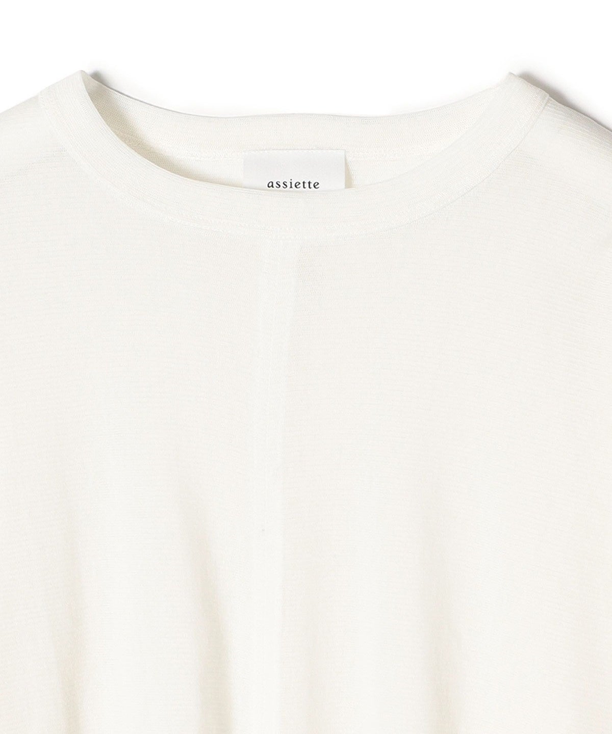 【SHIPS別注】assiette:〈手洗い可能〉チュールドルマンプルオーバー