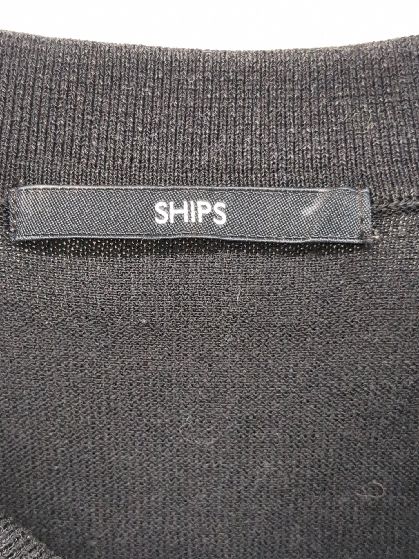 SHIPS: コットン/ナイロン ウォッシャブル ニット ポロシャツ