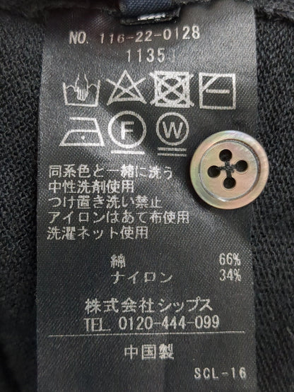 SHIPS: コットン/ナイロン ウォッシャブル ニット ポロシャツ