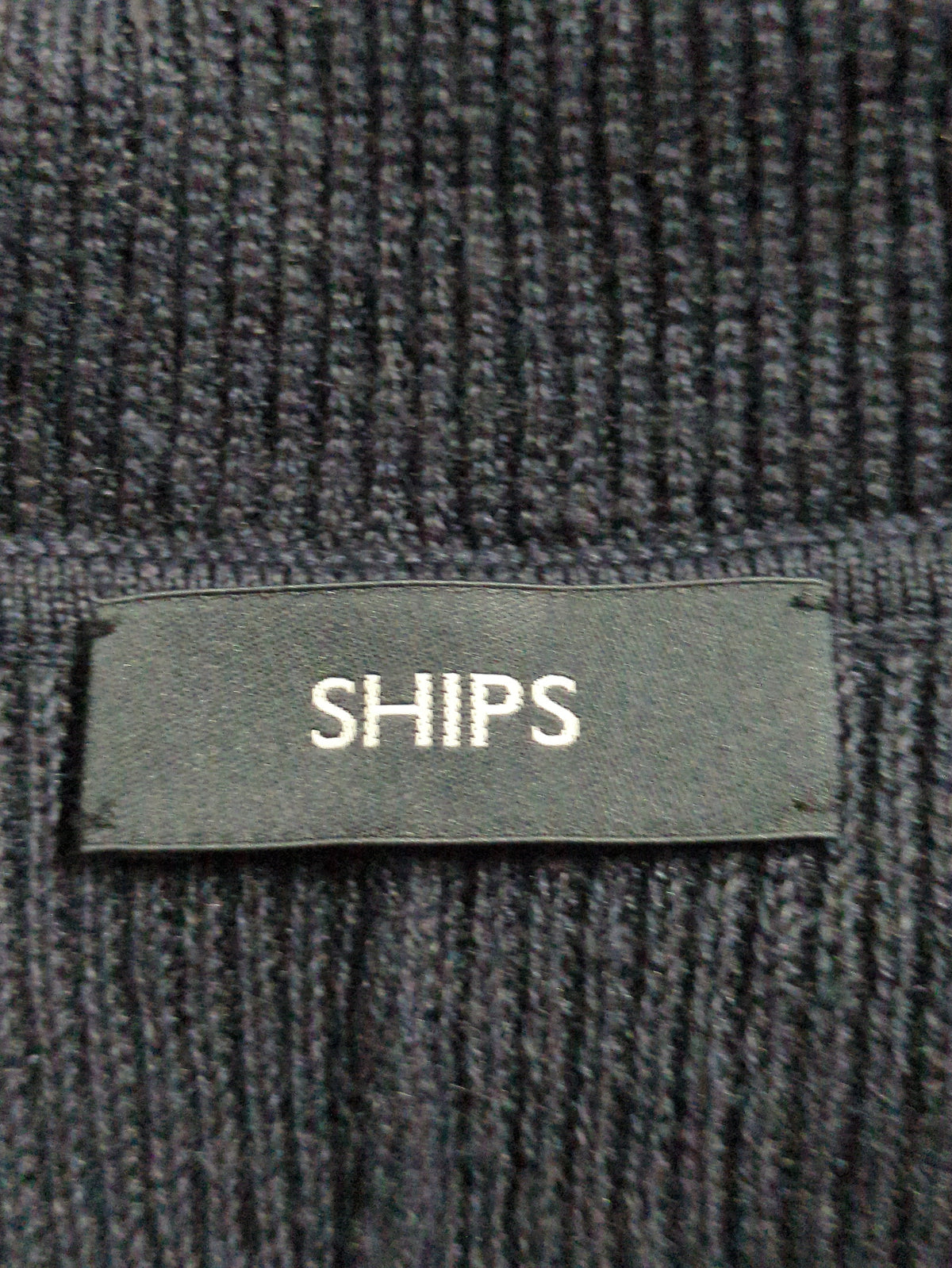 SHIPS:〈手洗い可能〉14ゲージ リネン ニット 2ボタン ジャケット