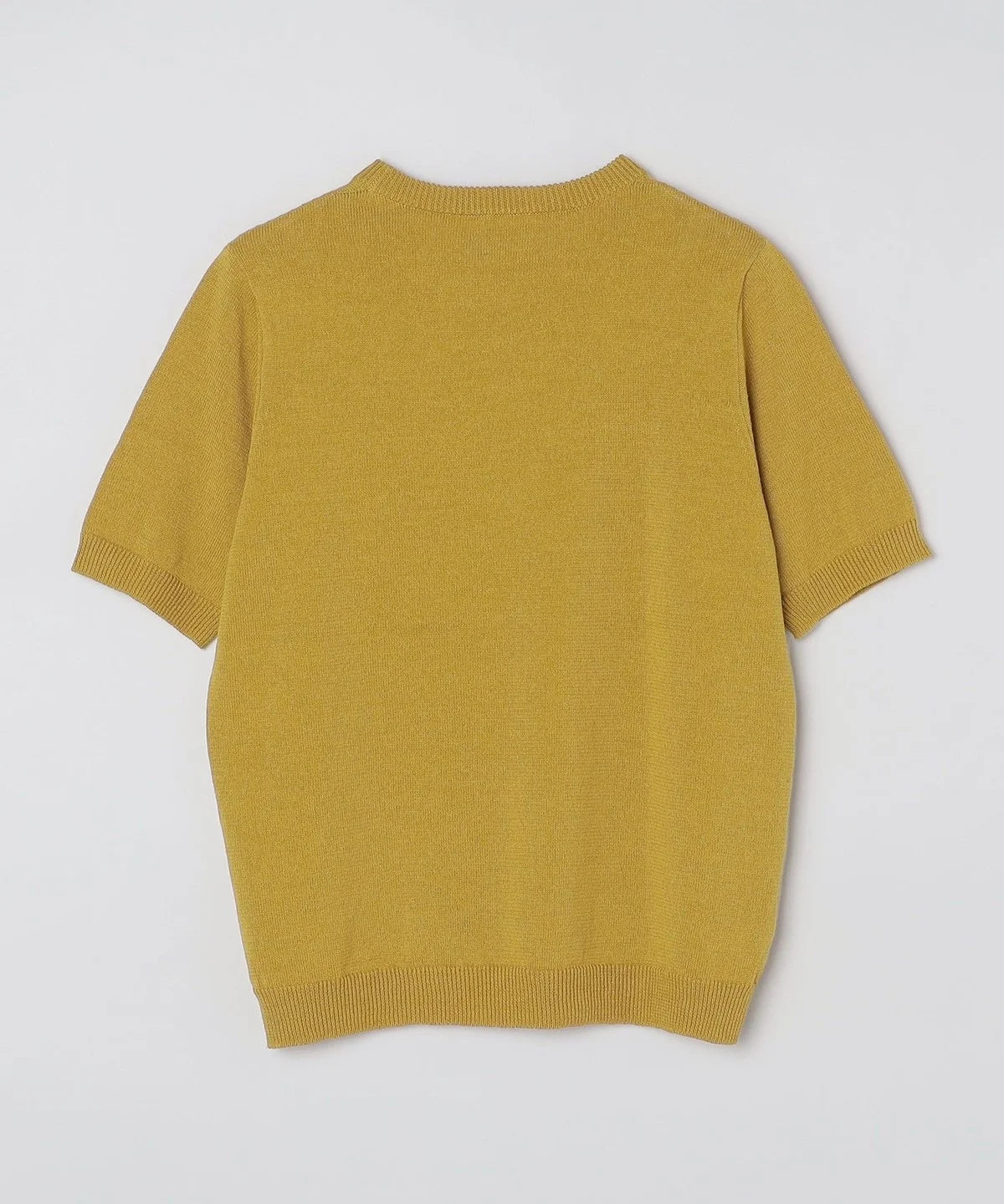 SHIPS: ラグジュアリー コットン リネン クルーネック ニット Tシャツ