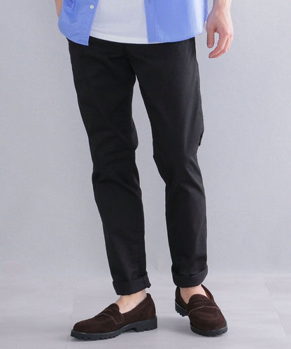 SHIPS:〈抗菌加工〉japan quality カラー テーパード スリム チノパンツ