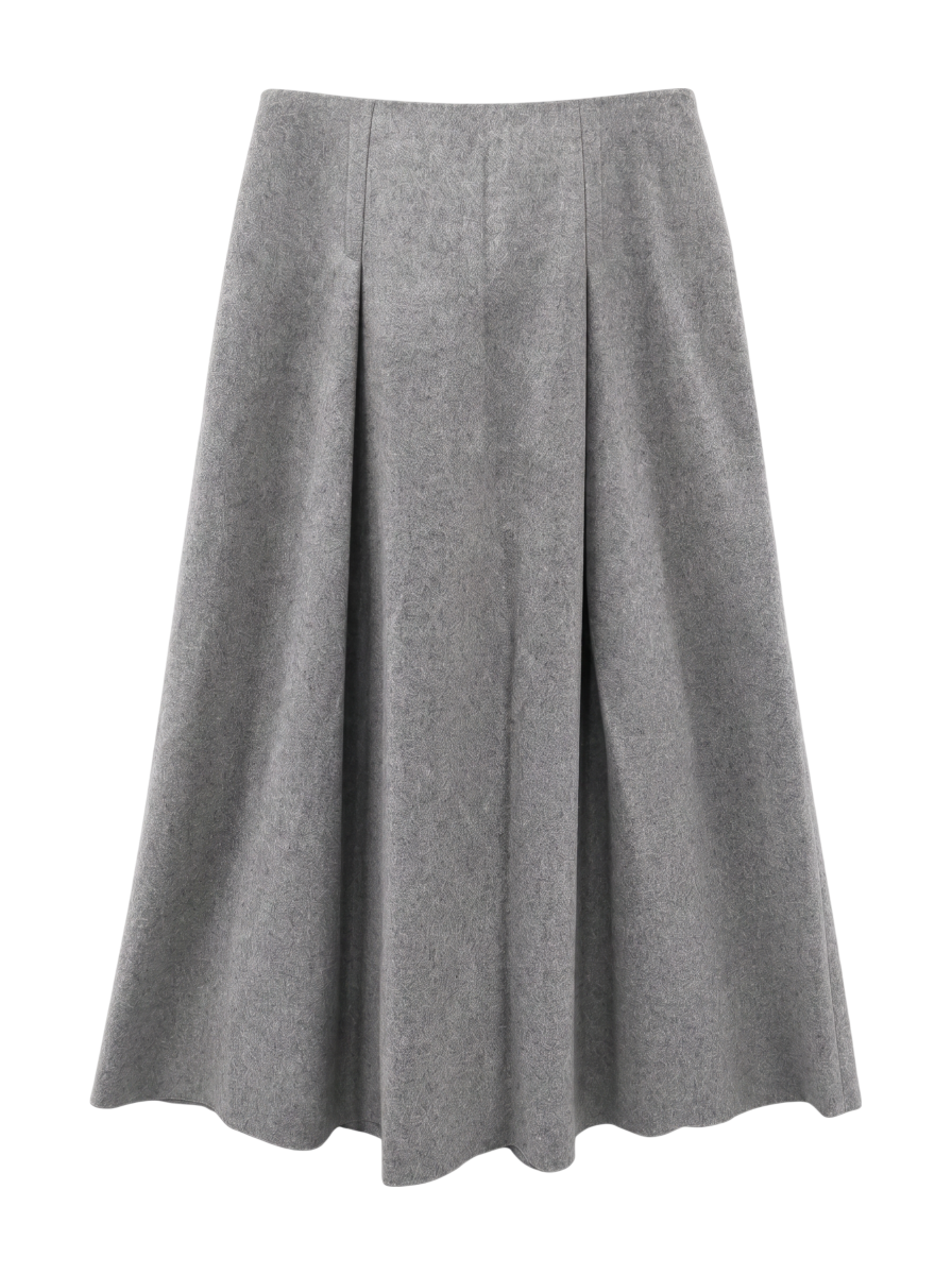 PrimaryNavyLabel:バックベルトフレアスカート