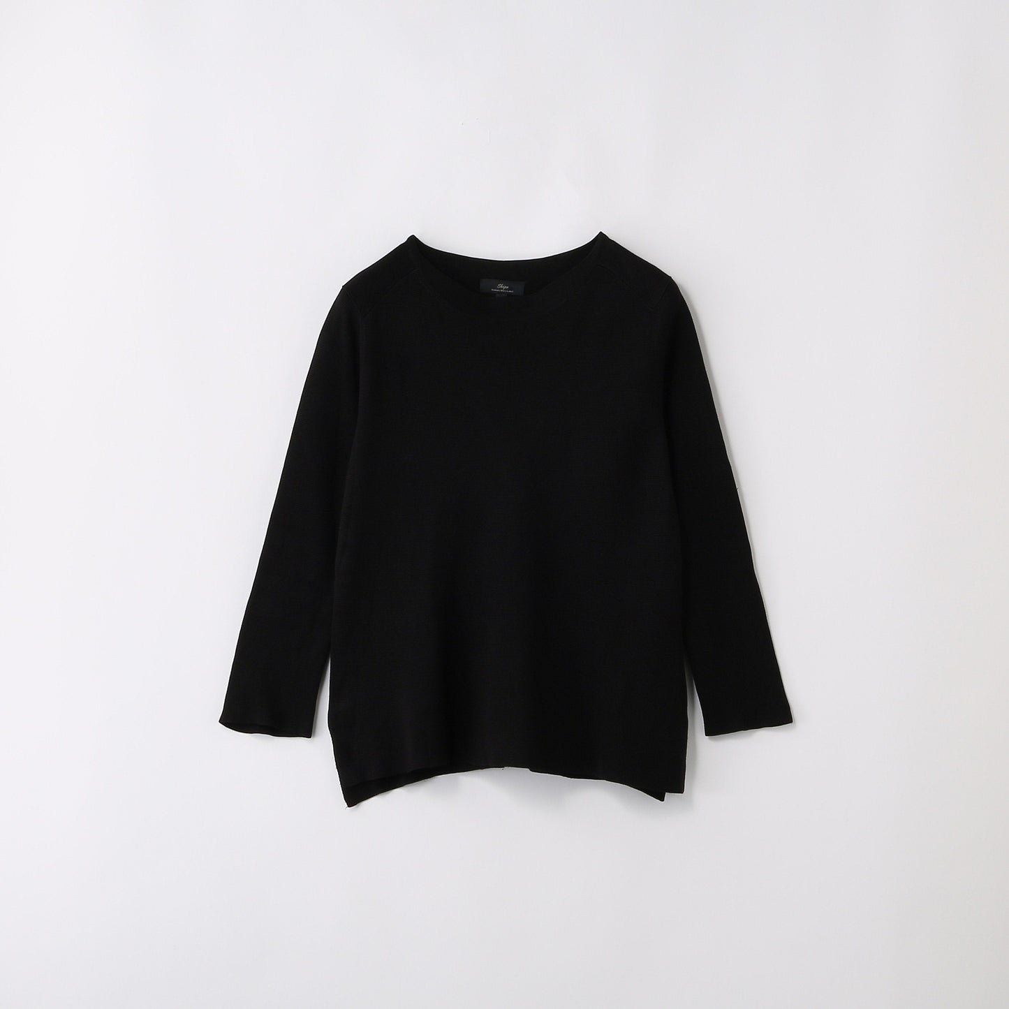 NL:SILK BOAT NECK KNIT