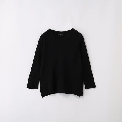 NL:SILK BOAT NECK KNIT