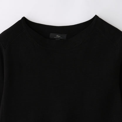 NL:SILK BOAT NECK KNIT