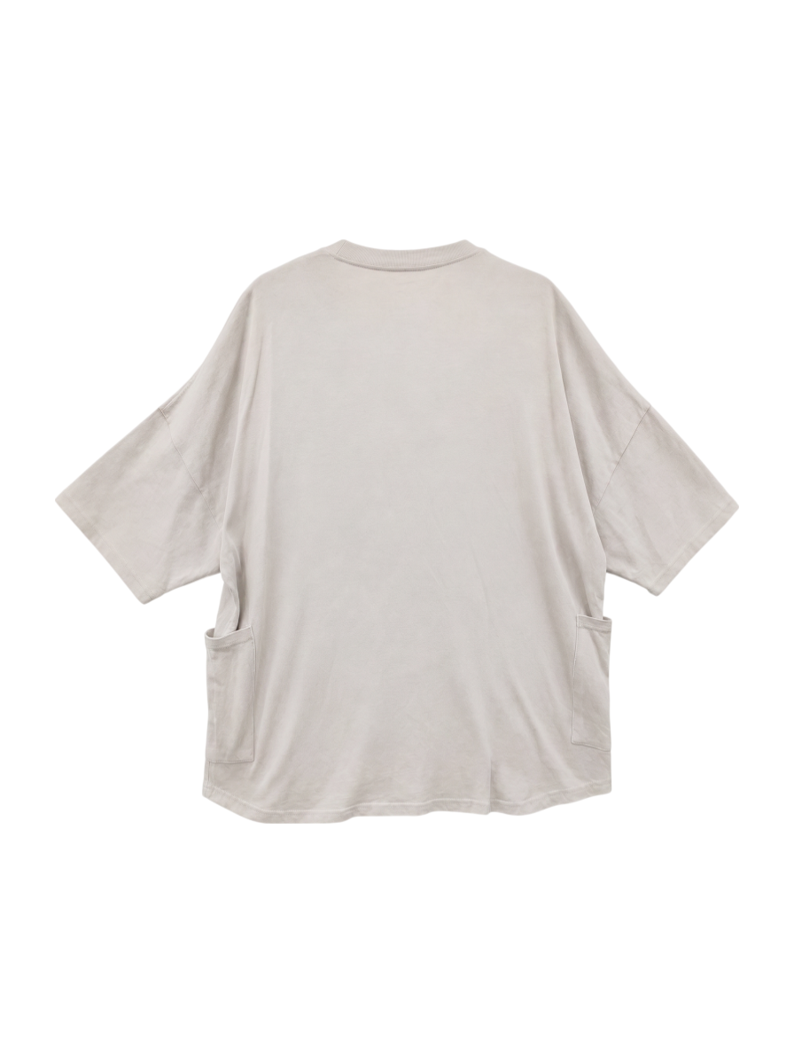SHIPS any: COTTON USA ドルマン サイド ポケット Tシャツ 24SS