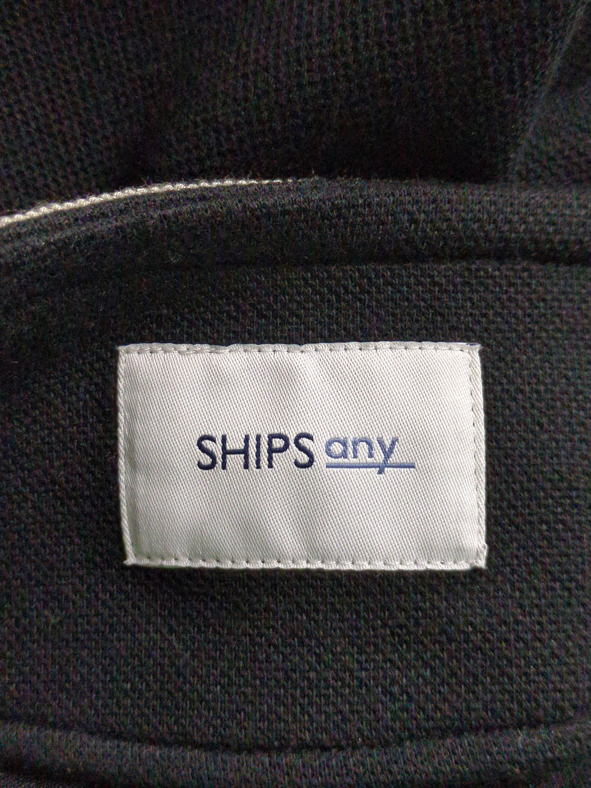 SHIPS any:〈UVカット〉ジャージー パイピング ノーカラー コート