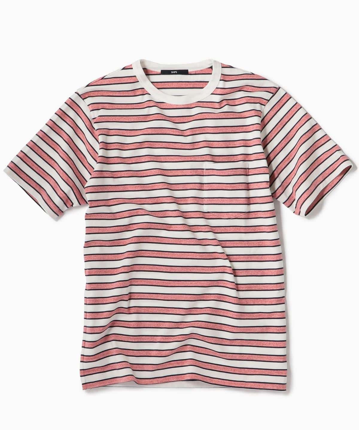 SHIPS: MADE IN JAPAN スペック ボーダー ポケット Tシャツ