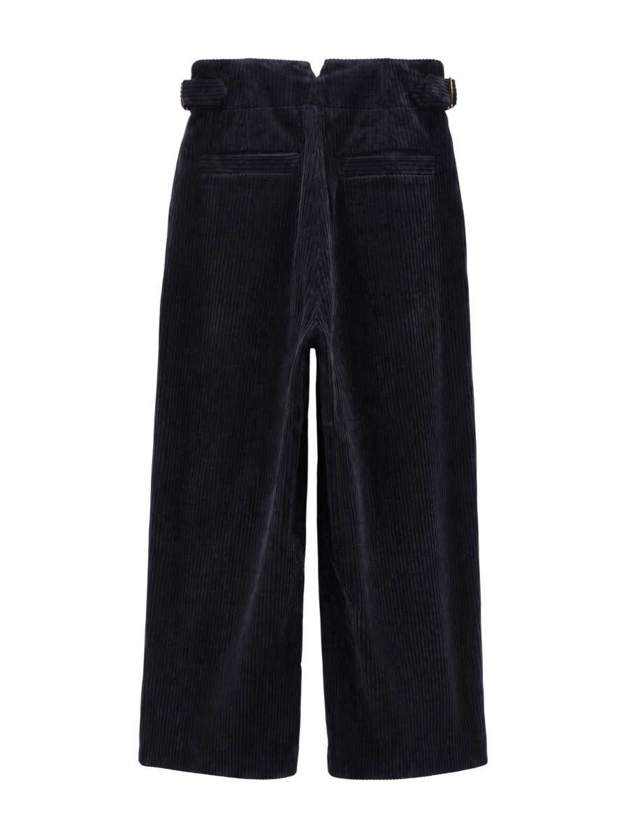 SHIPS Primary Navy Label:〈手洗い可能〉親子 コール ワイド パンツ