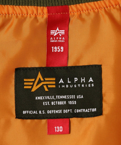 ALPHA:【SHIPS KIDS別注】MA-1 2019SS(100〜150cm)