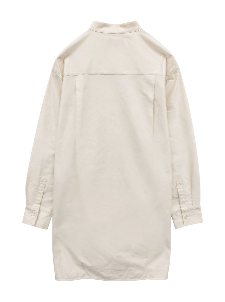 PrimaryNavyLabel:コットンバックサテンチュニック