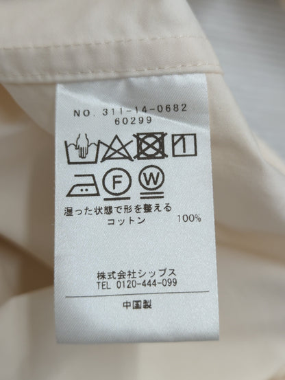 PrimaryNavyLabel:コットンバックサテンチュニック