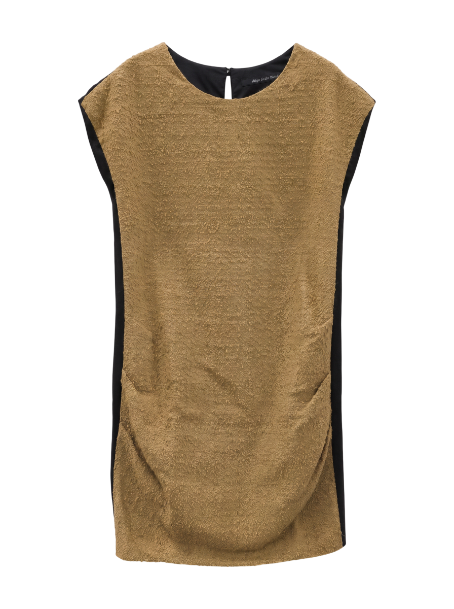 LB:TWEED COMBI JERSEY DRESS