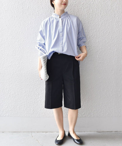 〈手洗い可能〉チノハーフパンツ
