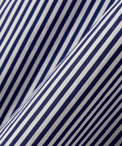 Primary NavyLabel:〈手洗い可能〉ストライプ ビッグ シルエット シャツ