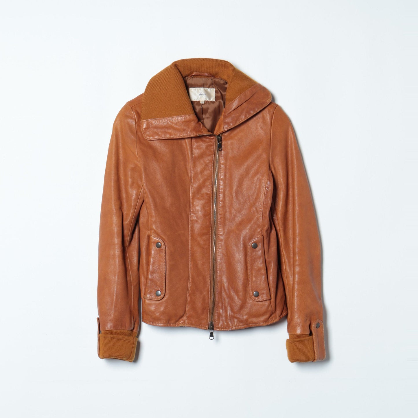 RIB/CLEATHERBLOUSON
