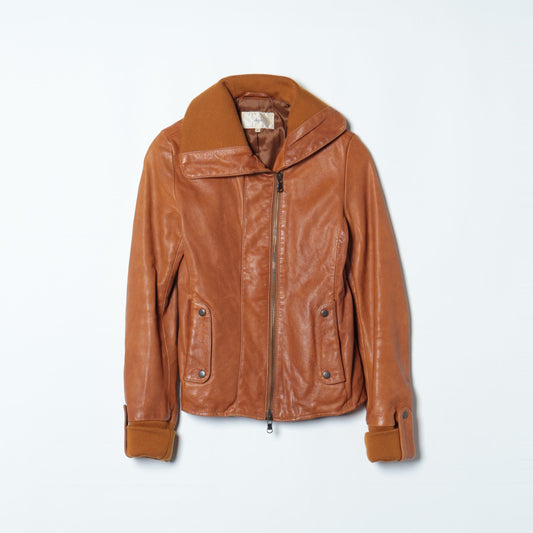 RIB/CLEATHERBLOUSON